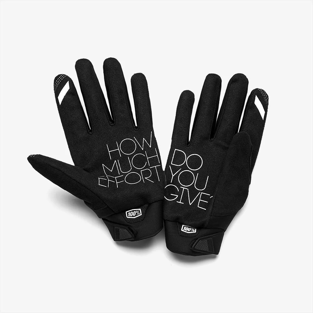 100% Geomatic Race Gloves - Black - Image 3