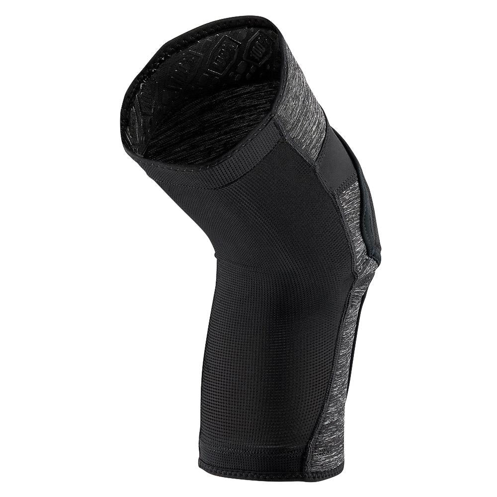 100% Ridecamp Knee Pads - Heather Grey/Black - Image 2