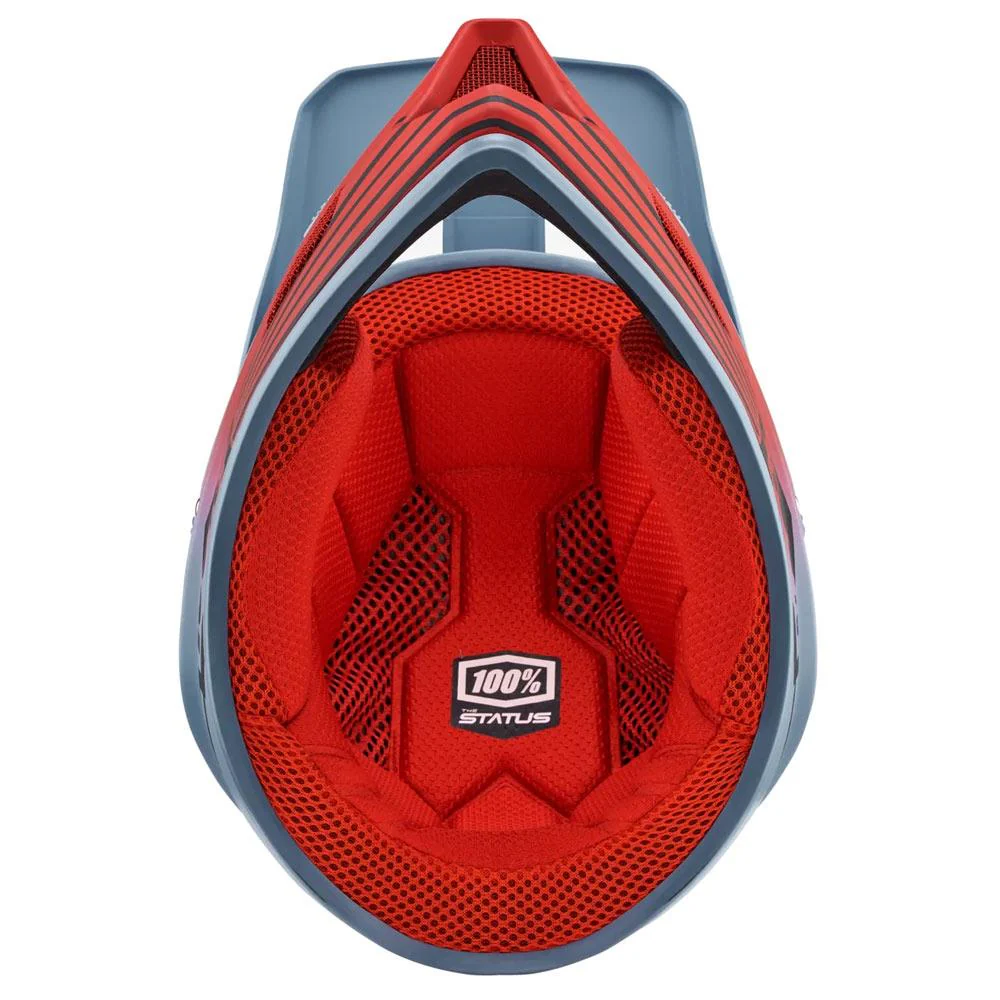 100% Status Race Helmet - Caltec/Grey - Image 4