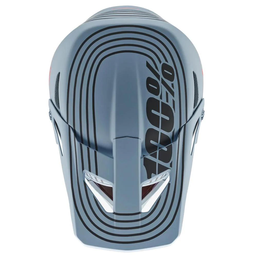 100% Status Race Helmet - Caltec/Grey - Image 5