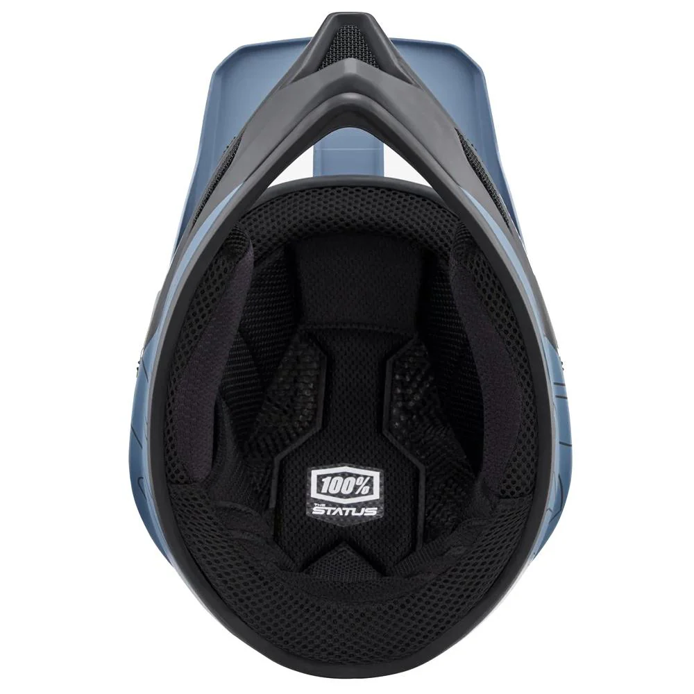 100% Status Race Helmet - Drop/Steel Blue - Image 4