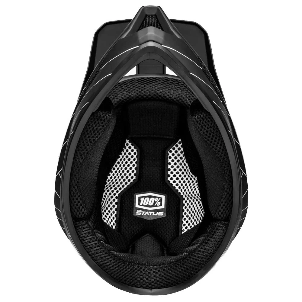 100% Status Race Helmet - Essential Black - Image 4