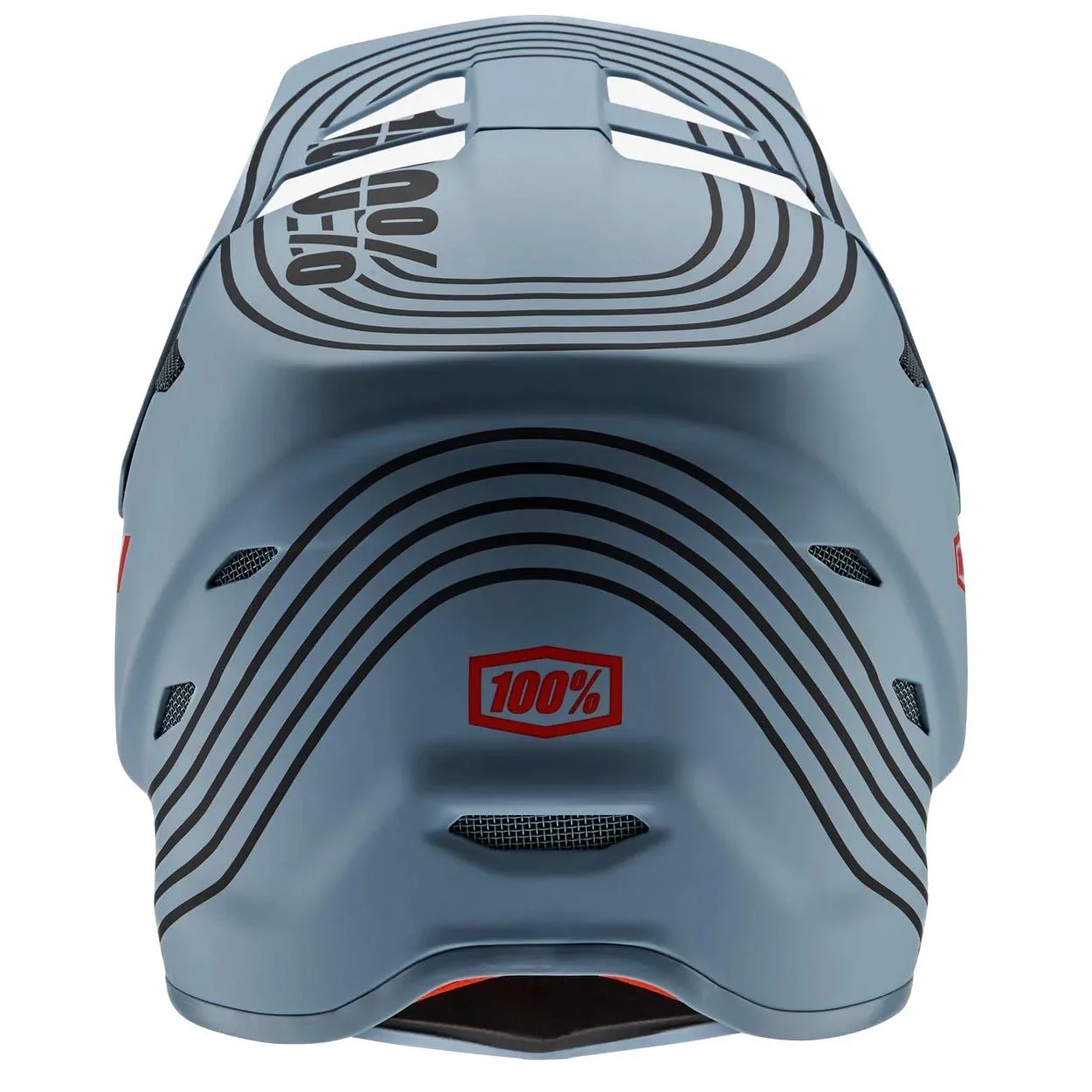 100% Status Youth Race Helmet - Caltec/Grey - Image 3