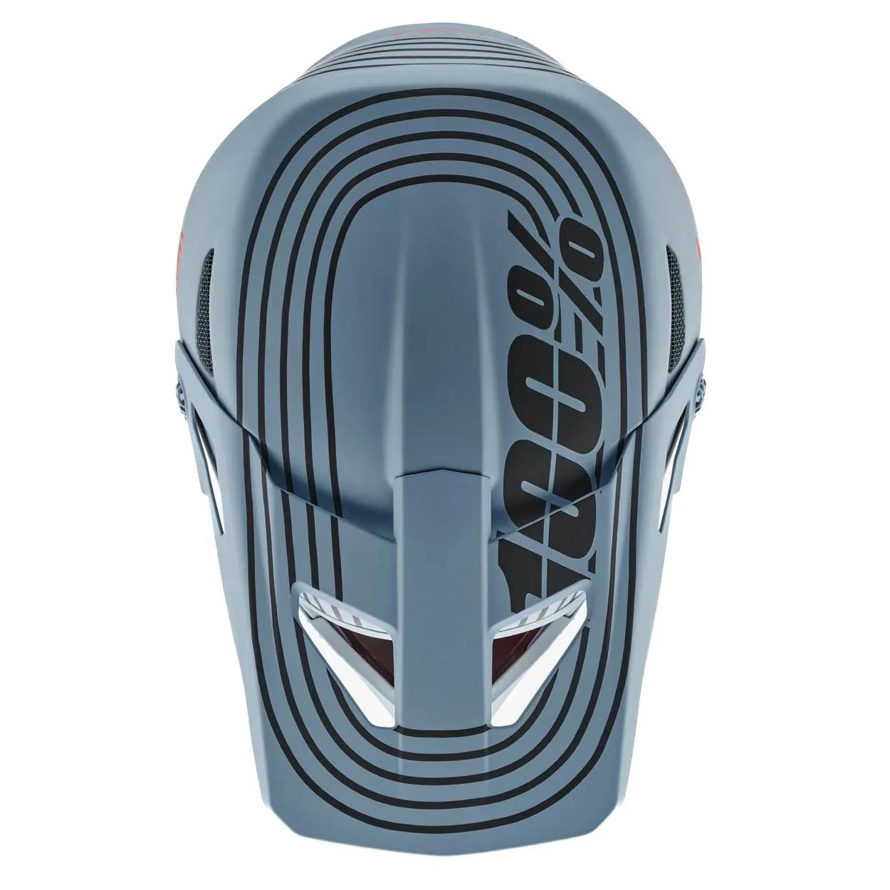 100% Status Youth Race Helmet - Caltec/Grey - Image 4