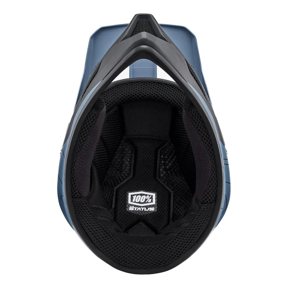 100% Status Youth Race Helmet - Drop/Steel Blue - Image 3