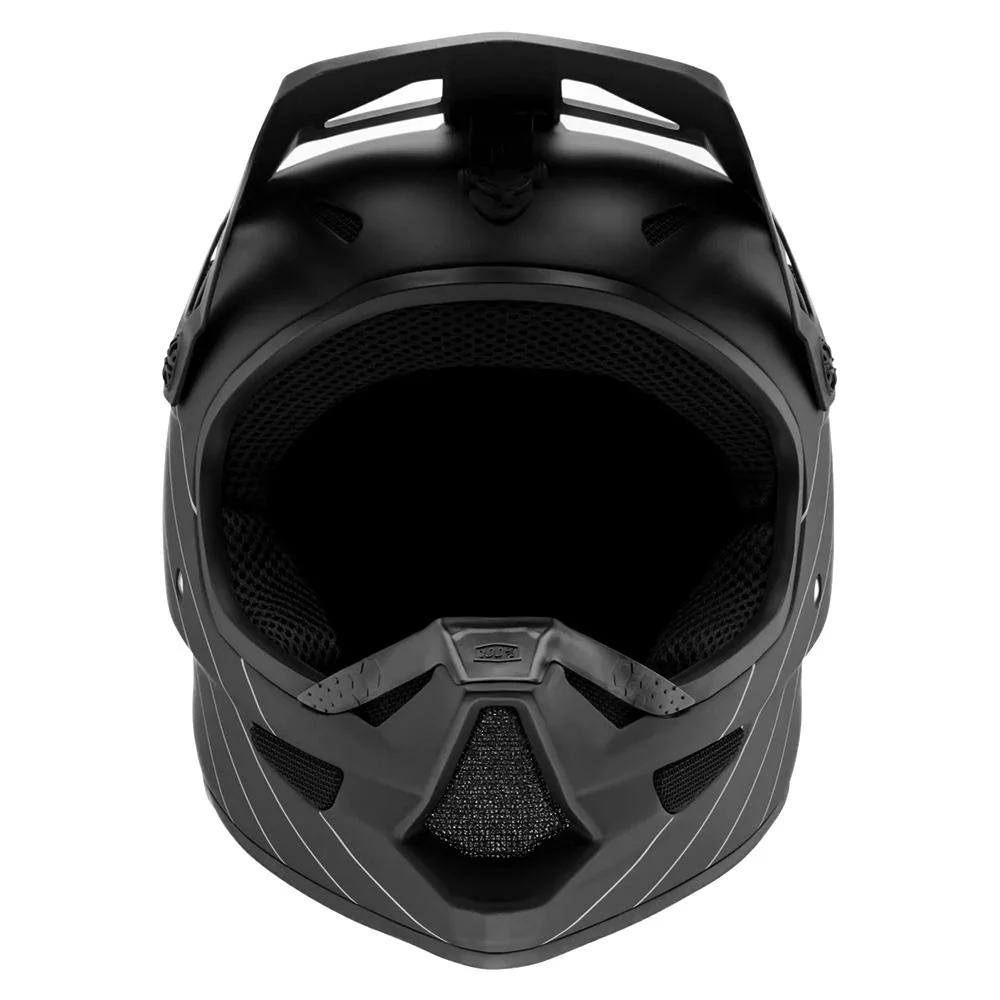 100% Status Youth Race Helmet - Essential Black - Image 2