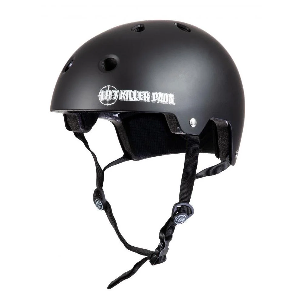 187 Killer Pads Certified Helmet - Matte Black - Image 5