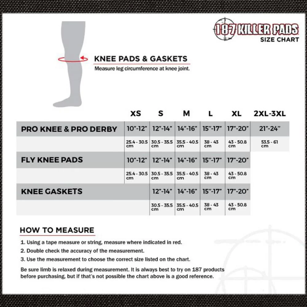 187 Killer Pads Combo Pack Knee and Elbow - Black - Image 5