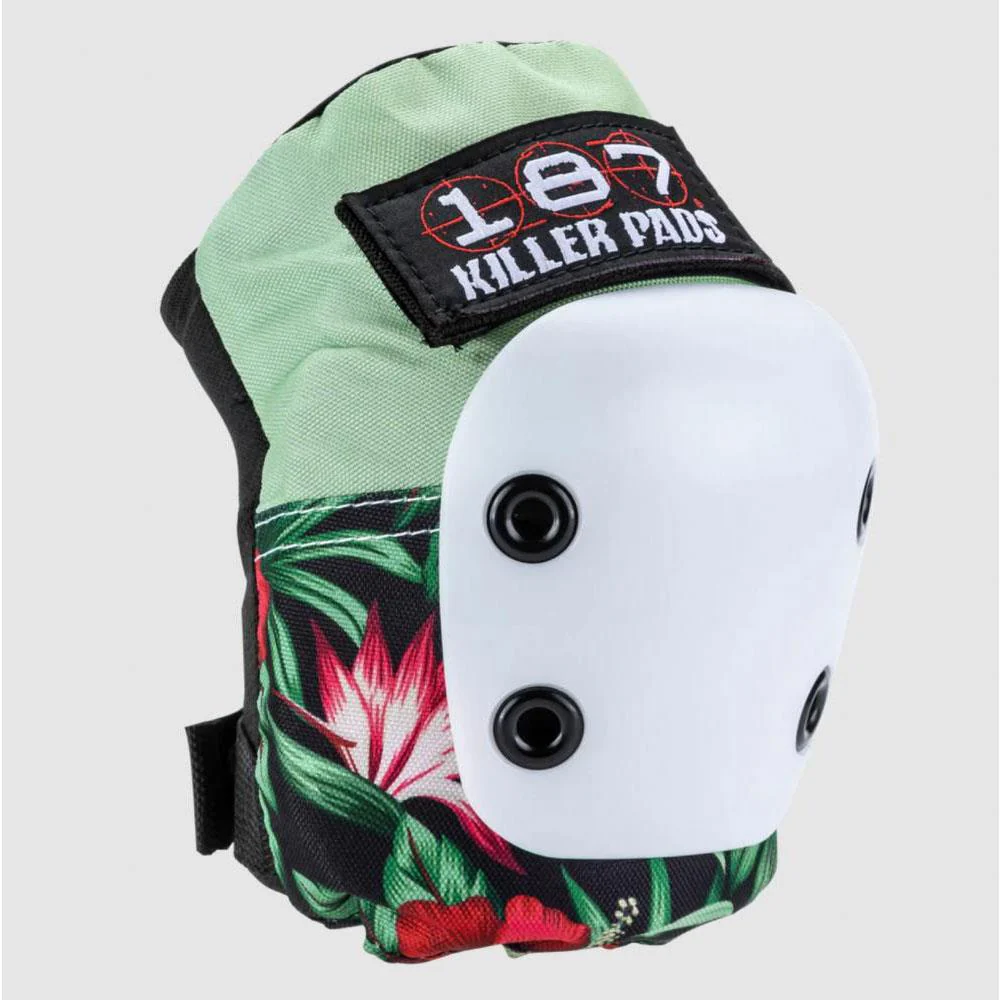 187 Killer Pads Jr. Six Pack Set - Hibiscus - Pink/ Green/ Black - Image 2