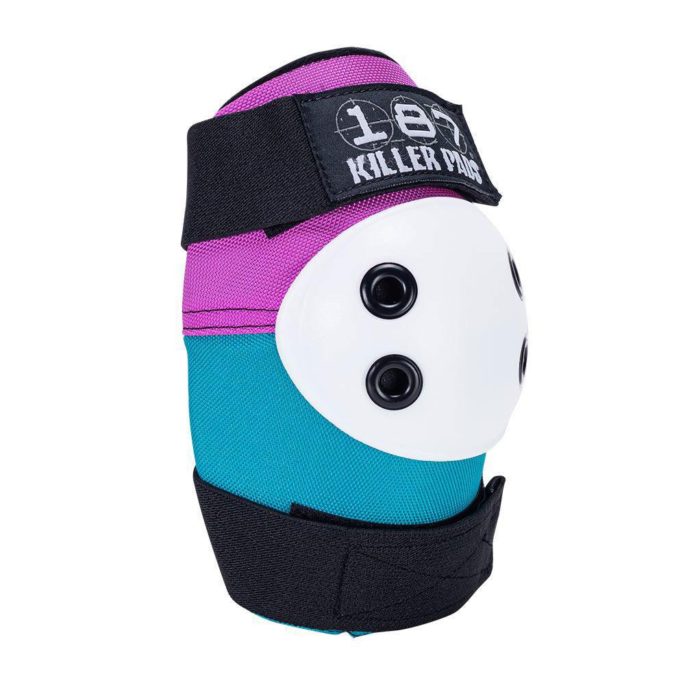 187 Killer Pads Jr. Six Pack Set - Pink/Teal - Image 3