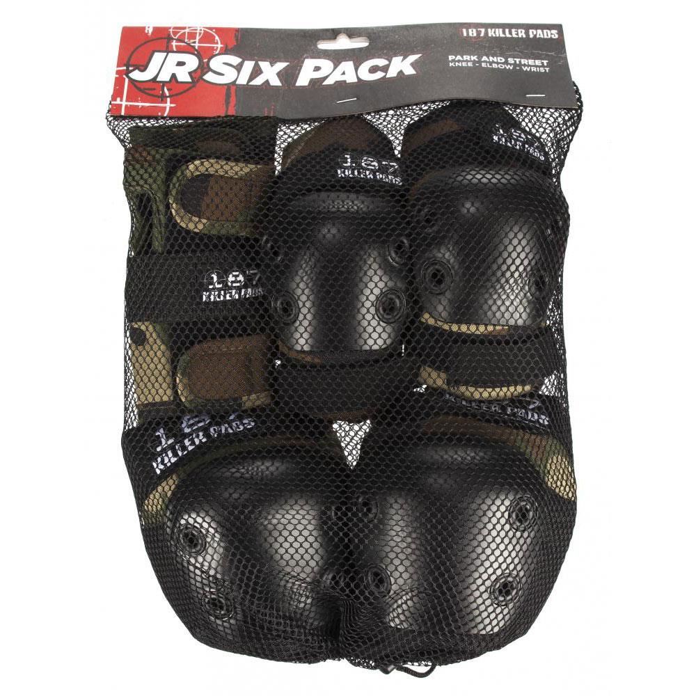 187 Killer Pads OSFA Jr. Six Pack Set - Camo - Image 2