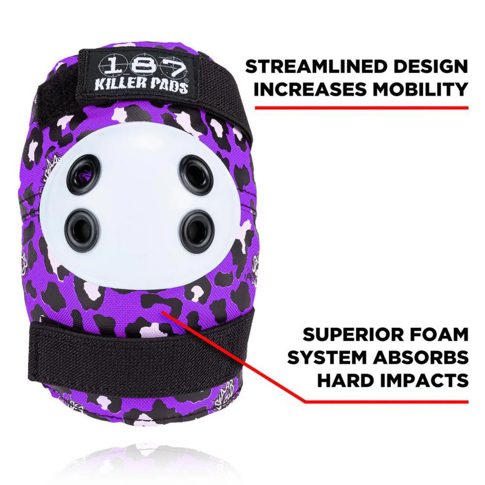 187 Killer Pads OSFA Jr. Six Pack Set - Staab Purple - Image 3