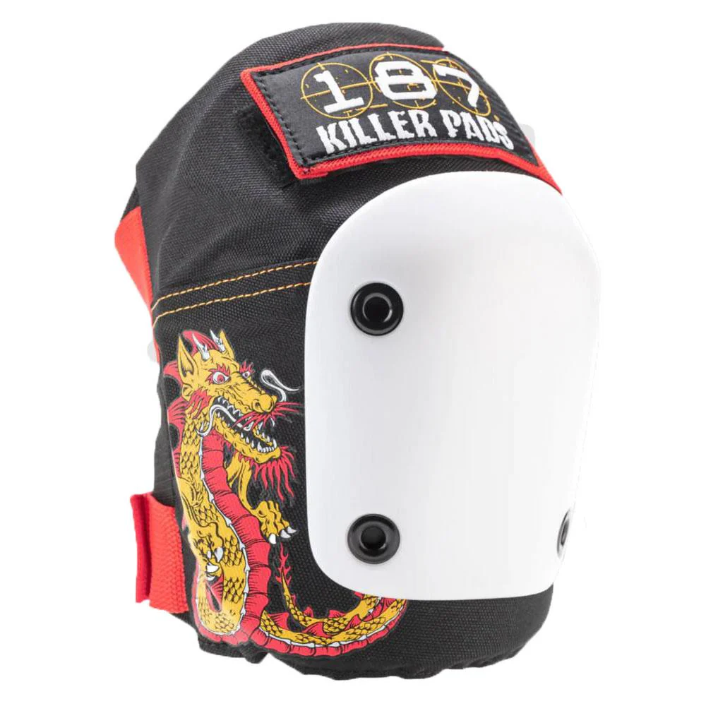 187 Killer Pads Six Pack Set - Caballero Black/Red/Gold - Image 2