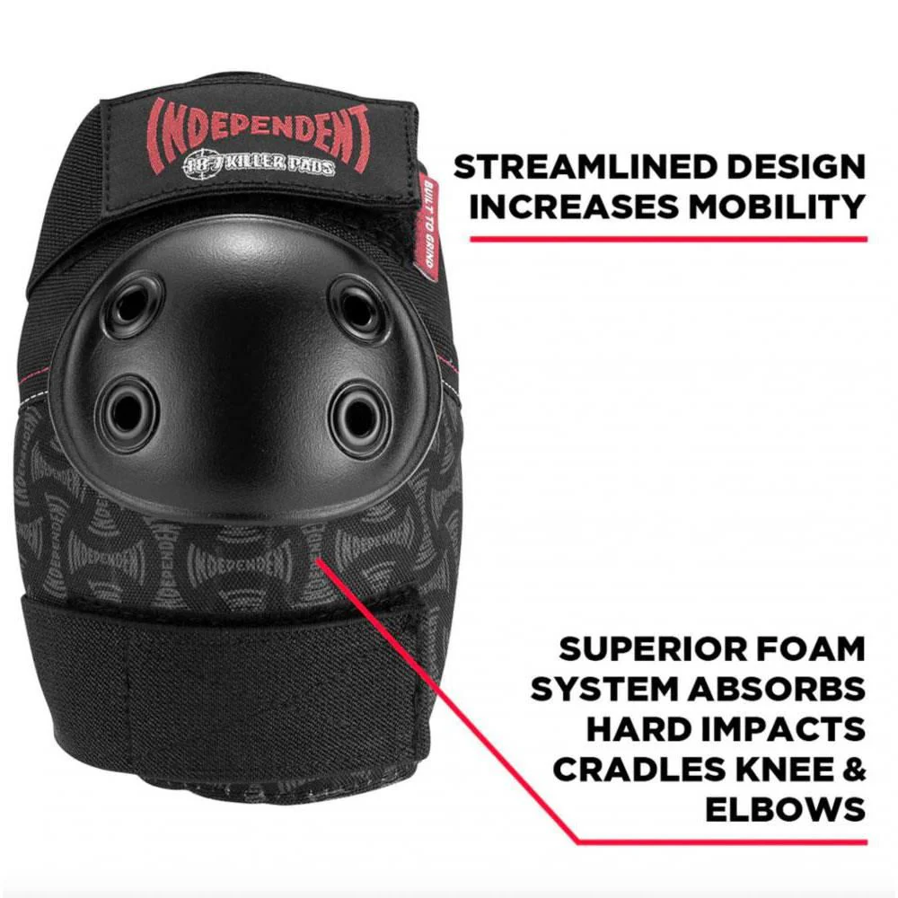 187 x Independent Killer Pads - Adult Combo Pack Knee and Elbow - Image 3
