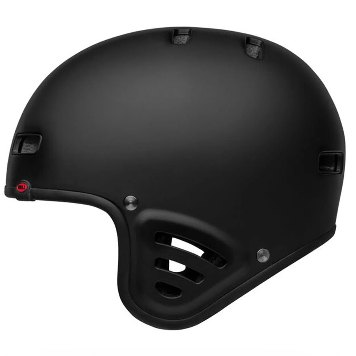 Bell Racket Dirt/Skate Helmet - Solid Matt Black - Image 4