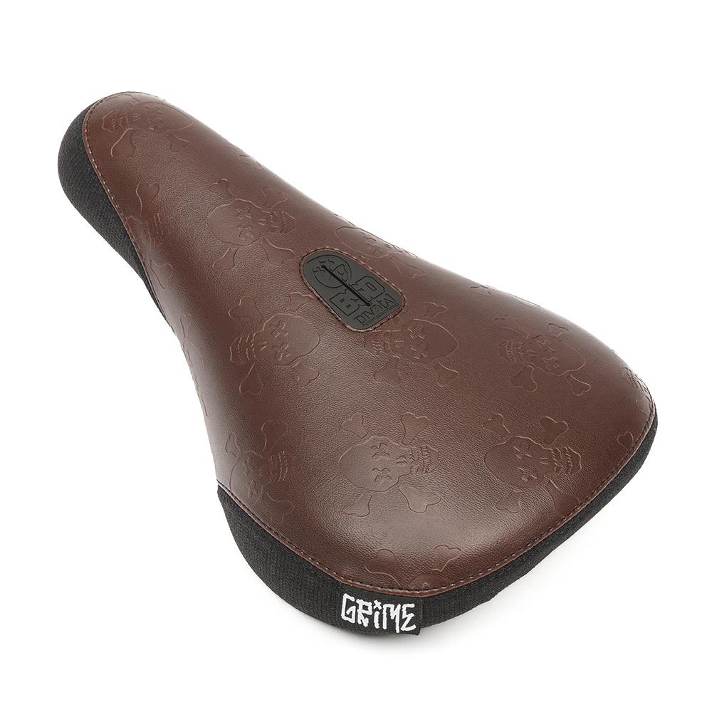 BSD Grime Skull Repeat Fat Pivotal Seat - Brown - Image 2