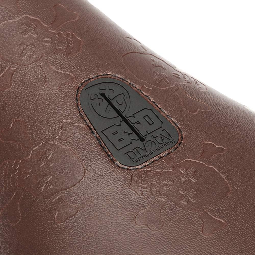BSD Grime Skull Repeat Fat Pivotal Seat - Brown - Image 3