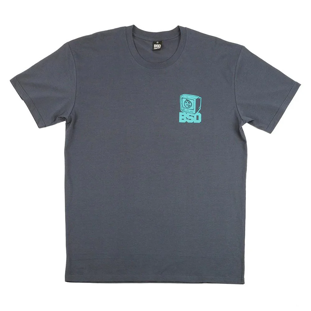 BSD Switched On T-shirt - Petrol Blue - Image 2