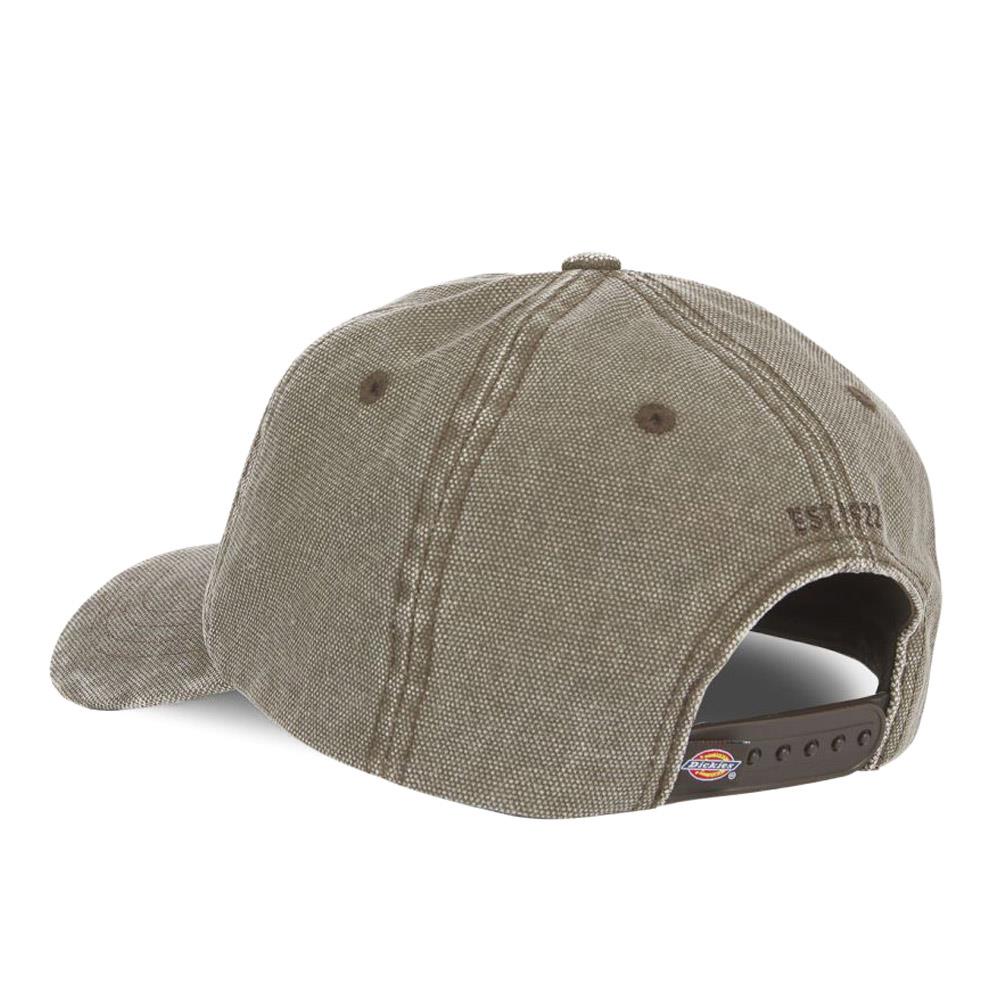 Dickies Hardwick Duck Canvas Cap - Dark Brown - Image 2