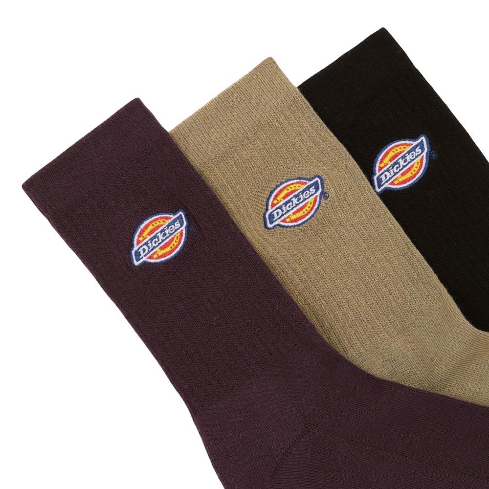 Dickies Valley Grove Socks 3-Pack - Plum Perfect - Image 2