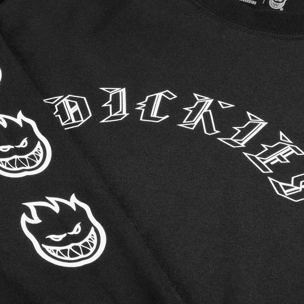 Dickies x Spitfire Long Sleeve T-shirt - Black - Image 2
