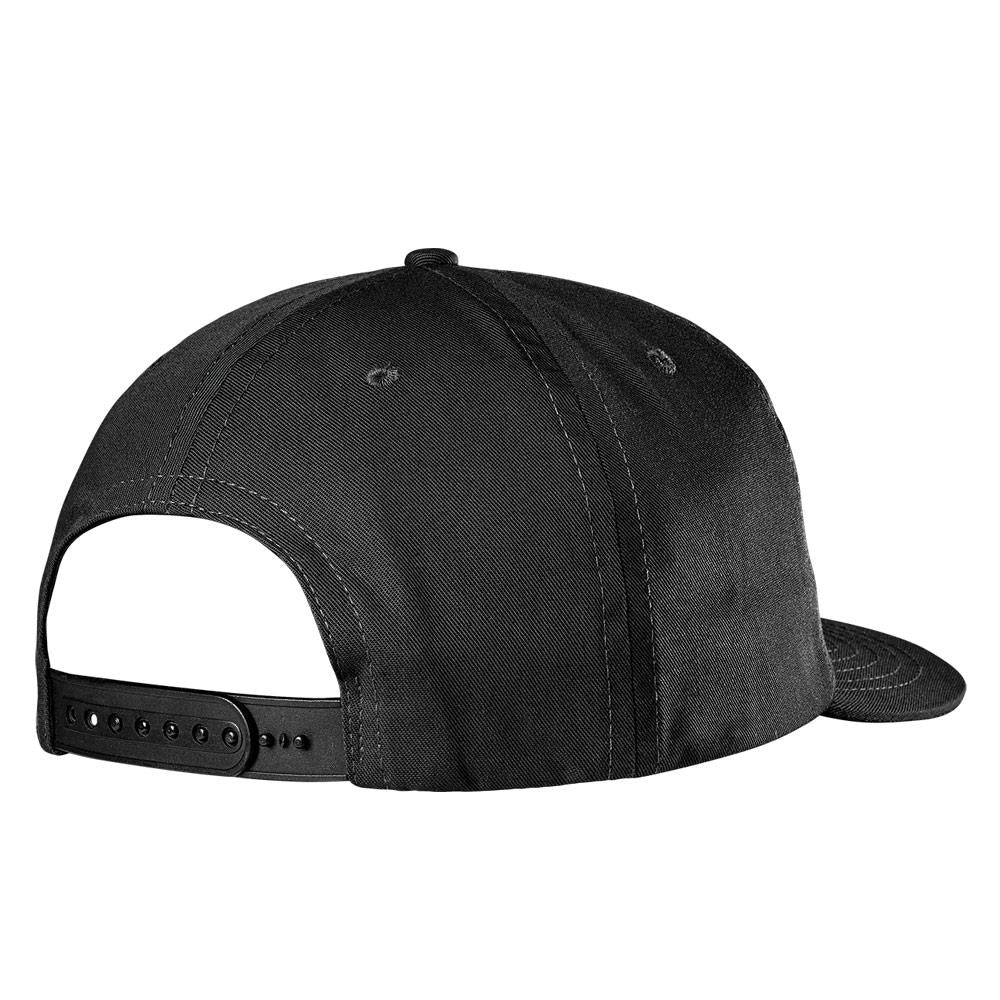 Etnies Icon Destruct Snapback Cap - Black/Black - Image 2