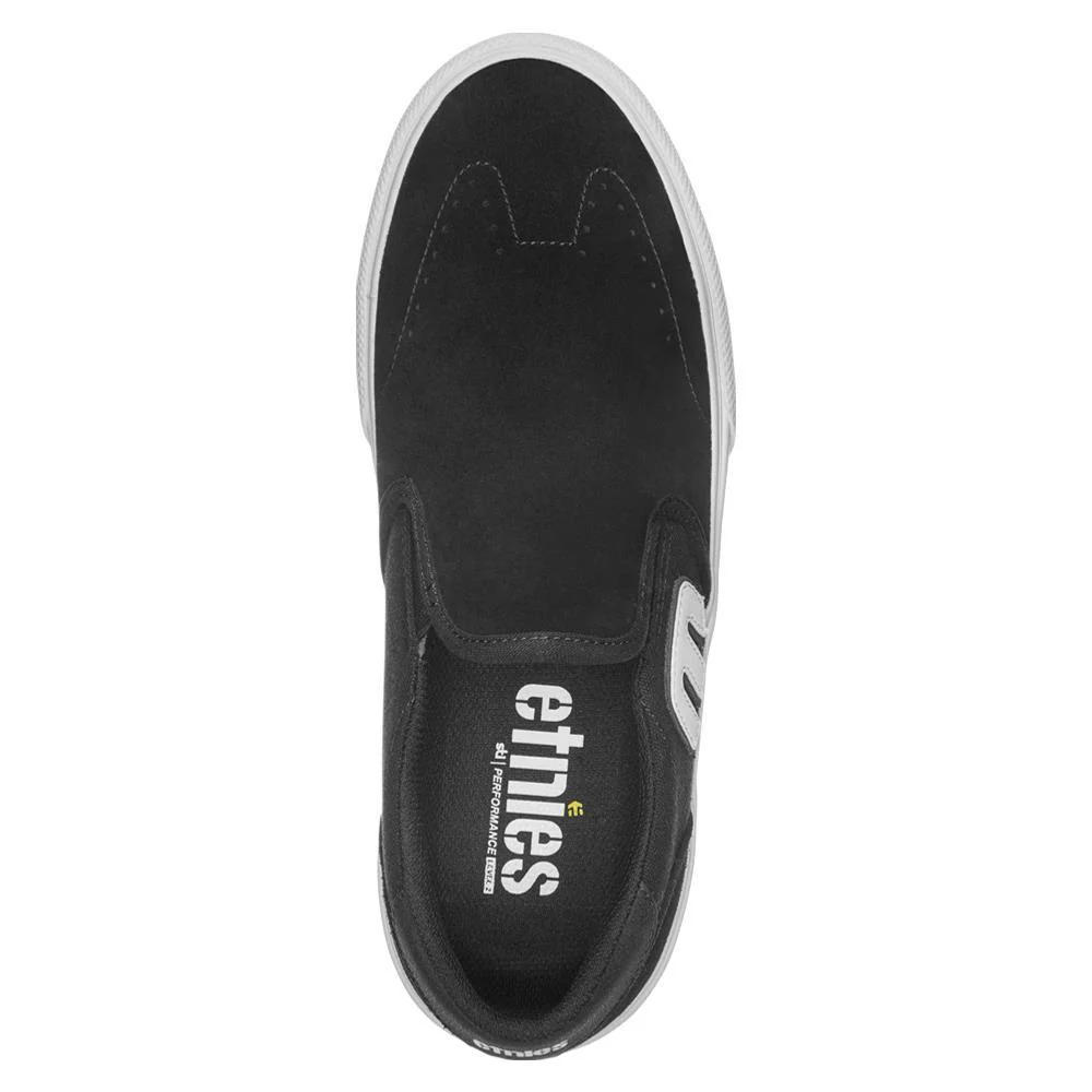 Etnies Lo-Cut Slip - Black/White - Image 3