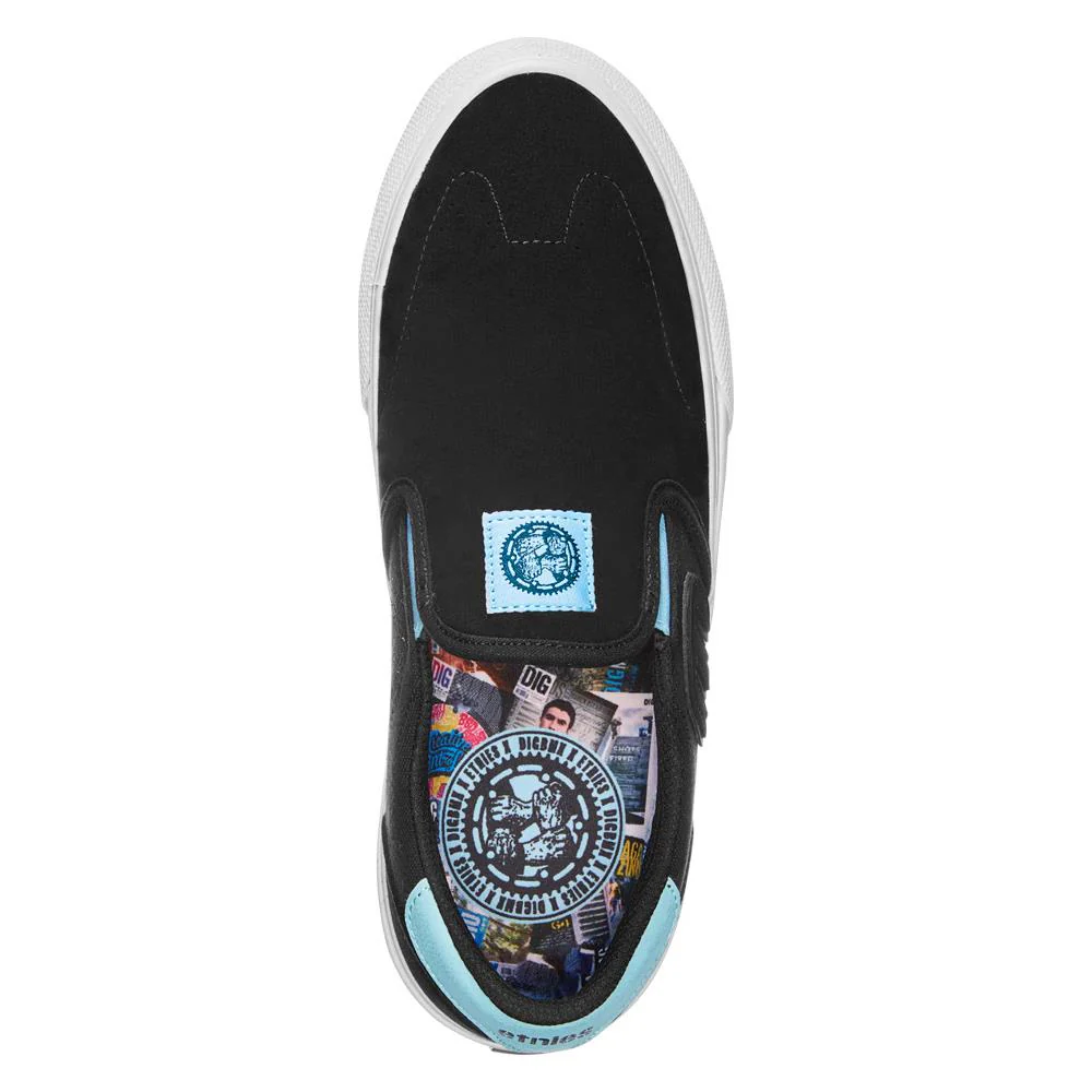 Etnies Lo-Cut Slip x Dig - Black/Blue - Image 3