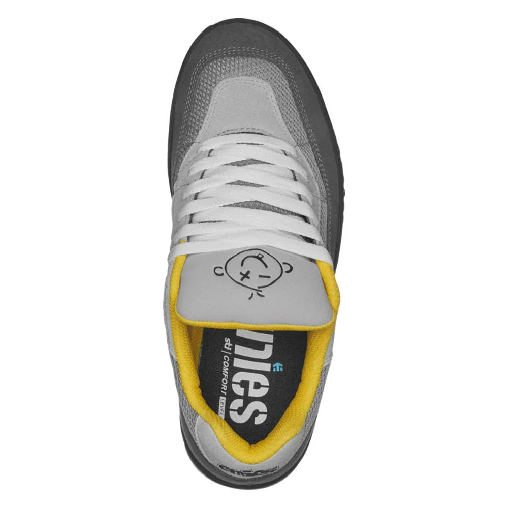 Etnies Snake - Grey/Grey/Yellow - Image 2