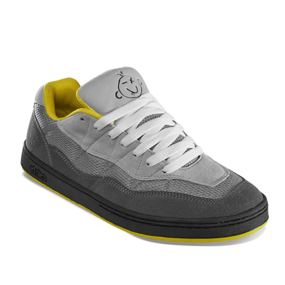 Etnies Snake - Grey/Grey/Yellow - Image 4