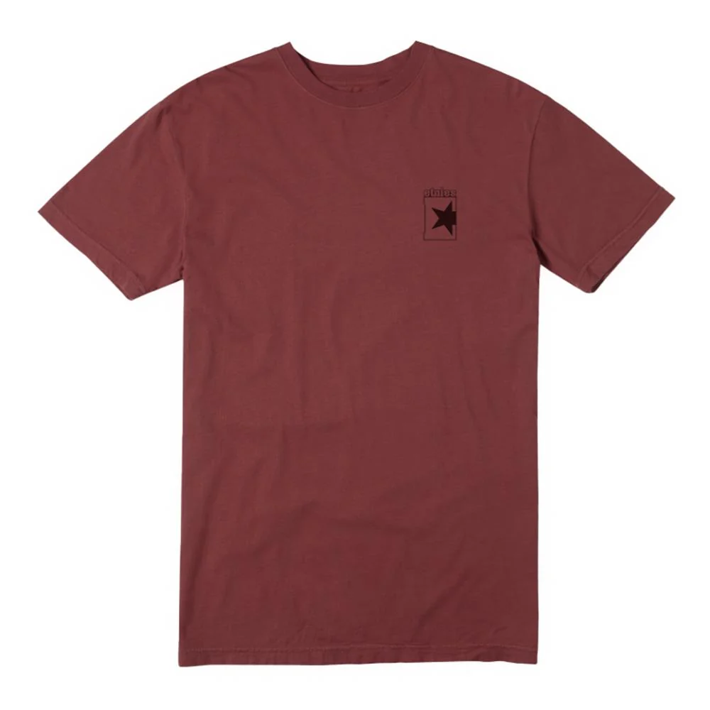 Etnies Star T-shirt - Burgundy - Image 2