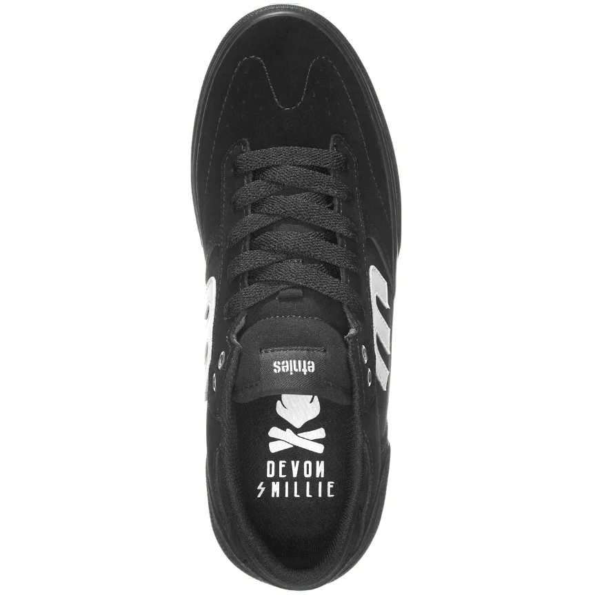 Etnies Windrow Vulc  X Devon Smillie - Black/Black/White - Image 3