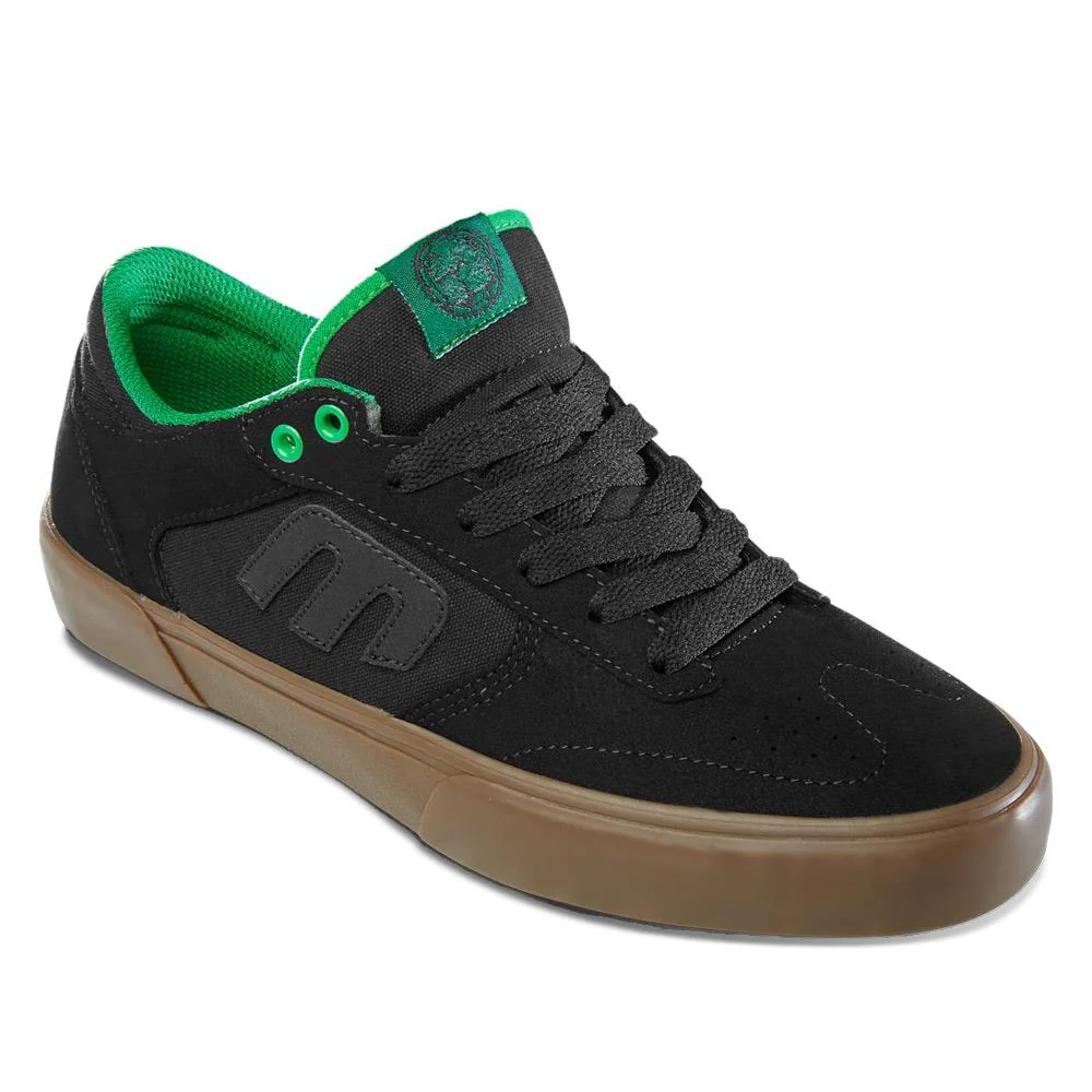 Etnies x Dig Windrow Vulc - Black/Green/Gum - Image 2