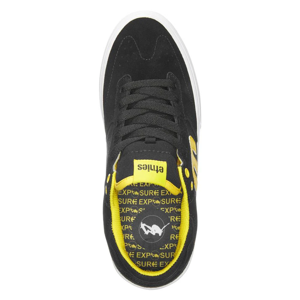 Etnies X Exposure Windrow Vulc - Black/Yellow - Image 2