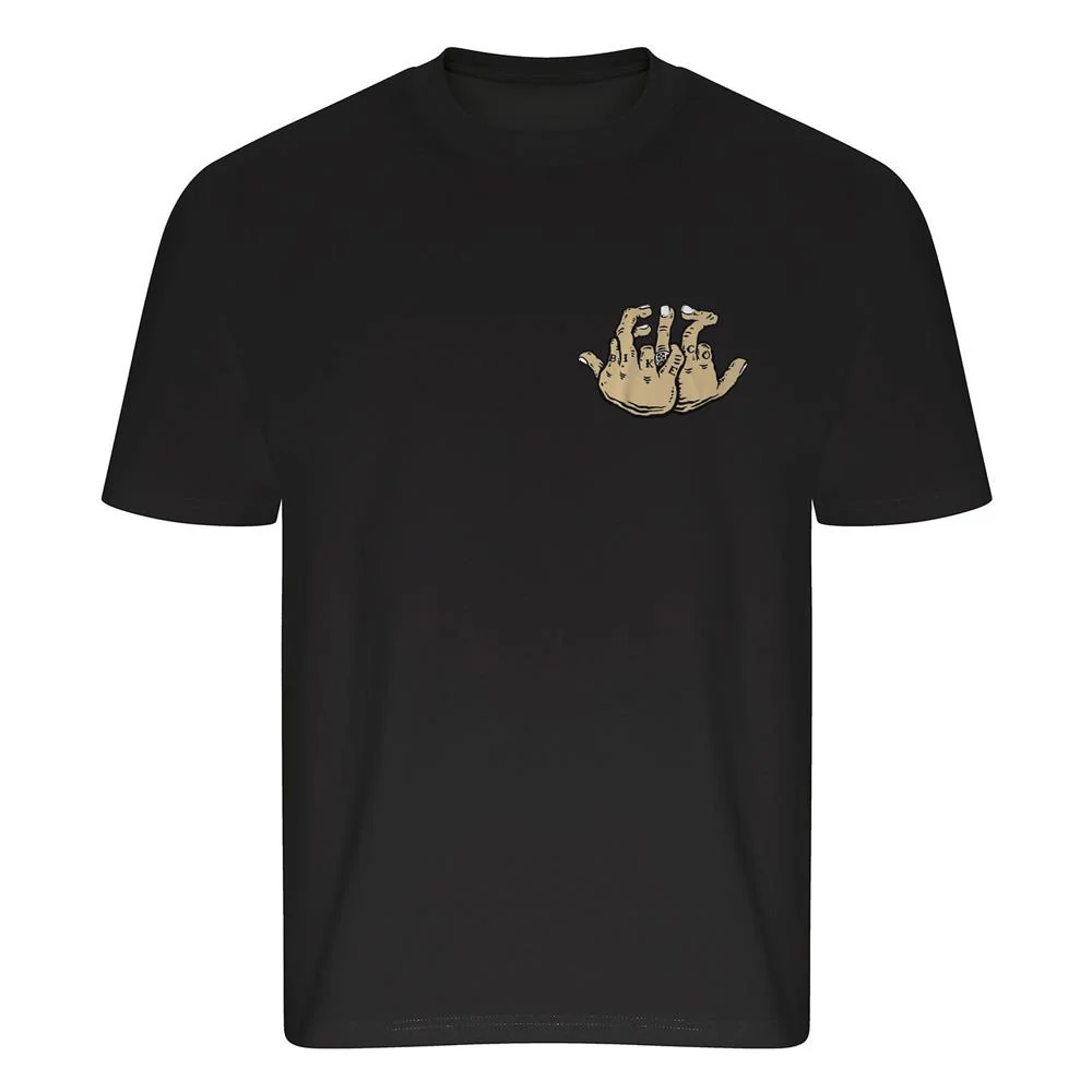 Fit Middle Finger T-shirt - Black - Image 2