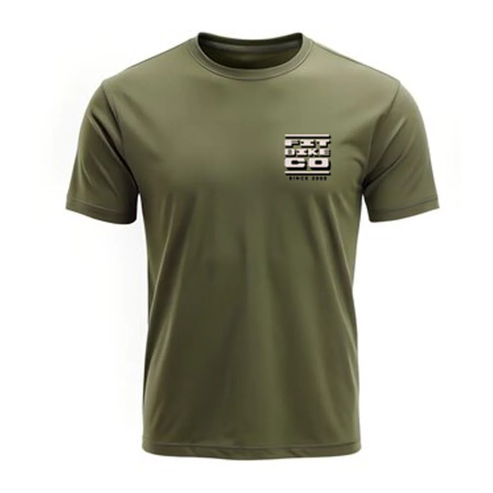 Fit Y2K T-shirt - Army Green - Image 2