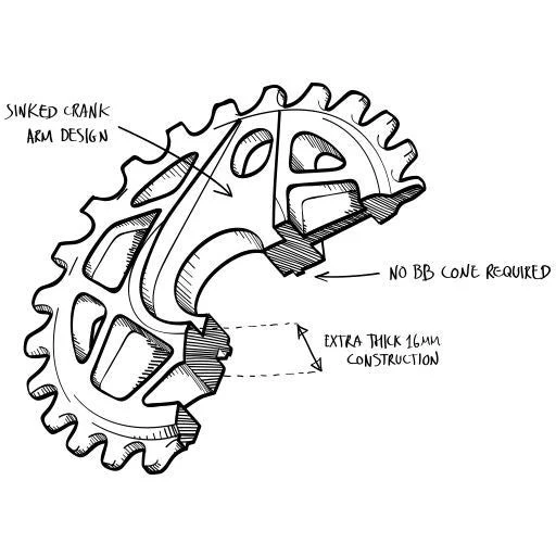 Fly Tractor XL Sprocket - Image 3