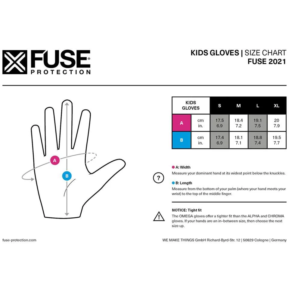 Fuse Alpha Youth Glove - Black - Image 3