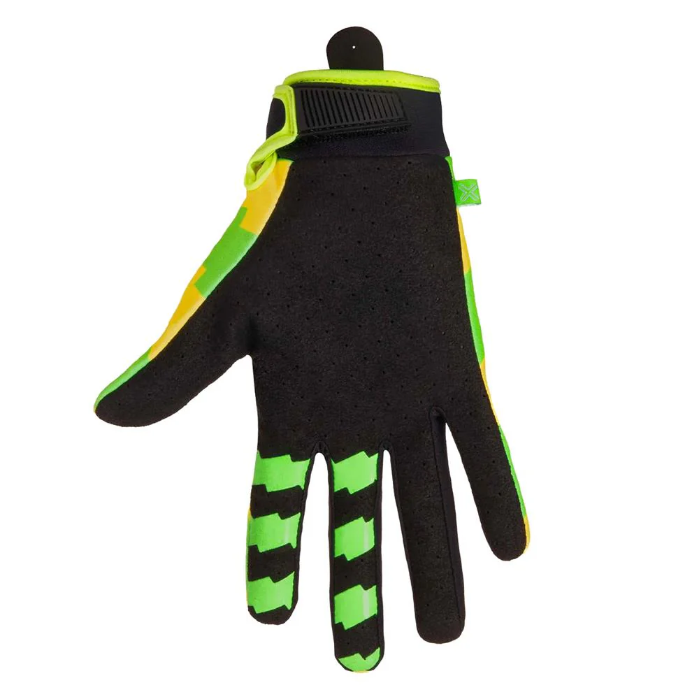 Fuse Chroma Campos Gloves - Neon Green and Yellow - Image 2