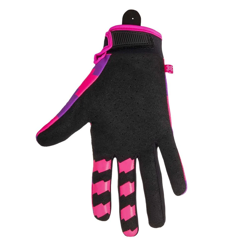 Fuse Chroma Campos Youth Gloves - Neon Pink and Purple - Image 2