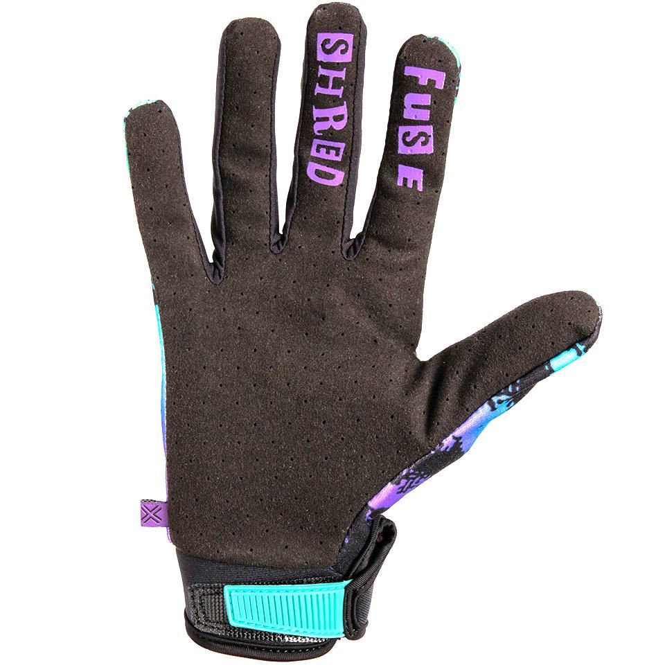 Fuse Chroma Shred Gloves - Purple/Teal Fade - Image 2