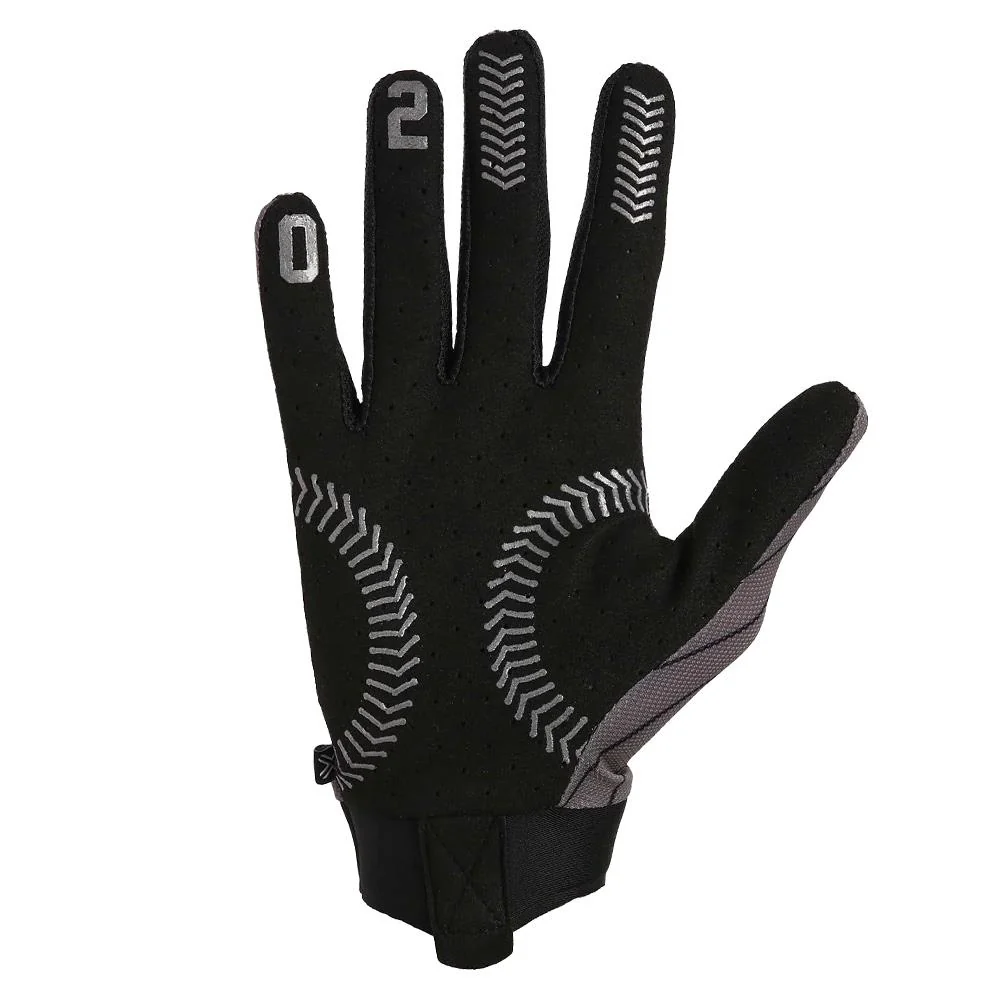 Fuse Omega Ballpark Gloves - Silver and Black - Image 2