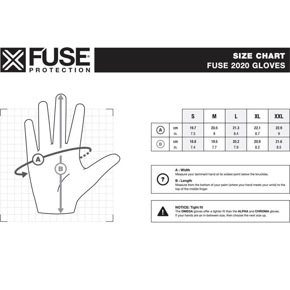 Fuse Omega Dynamite Gloves - Black - Image 3