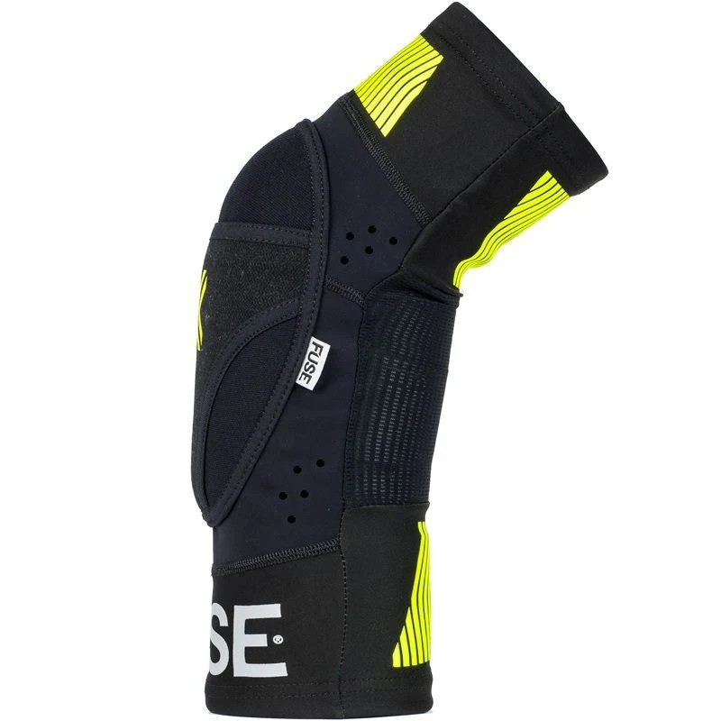 Fuse Omega Knee Pads - Black/ Neon Yellow - Image 2