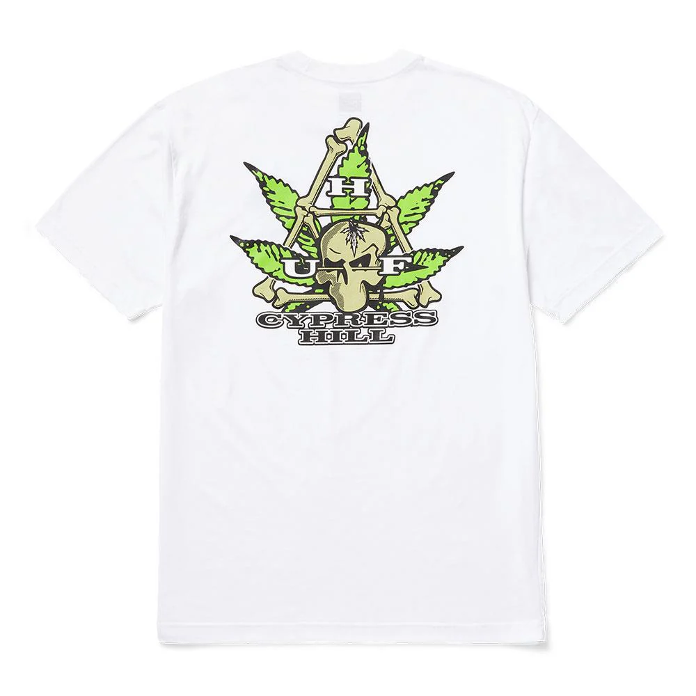 HUF x Cypress Hill Cypress Triangle T-shirt - White - Image 2