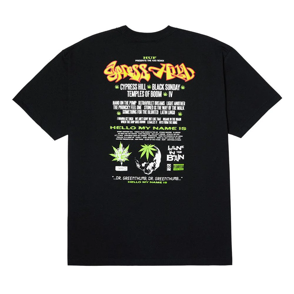 HUF x Cypress Hill Dr Greenthumb T-shirt - Black - Image 2