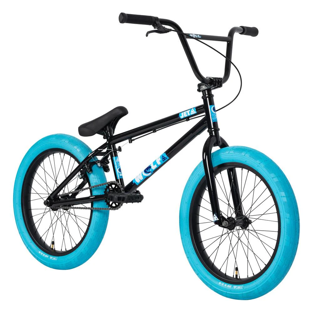 Scratch & Dent Grade A - Jet BMX Wolf BMX Bike - Black Blue - Image 2