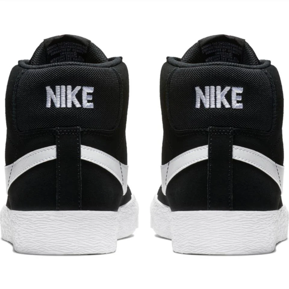 Nike SB Zoom Blazer Mid - Black/White - Image 3
