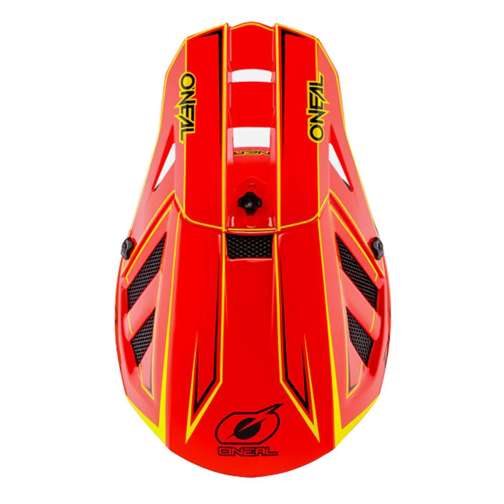 O'Neal Blade Charger Race Helmet - Neon Red - Image 2