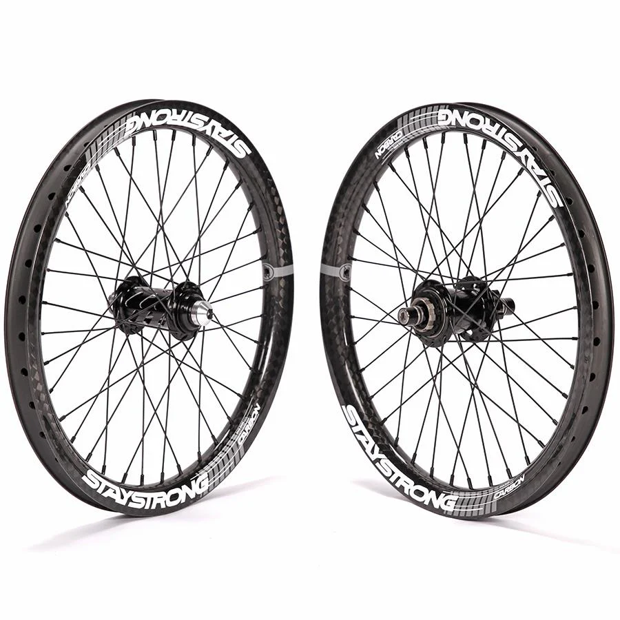 Onyx BMX Ultra Disc ISO HG / Stay Strong Carbon V3 Pro 1.75 Custom Race Wheelset - Image 5